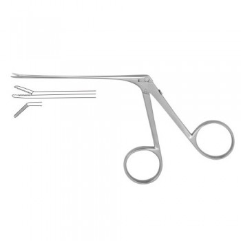 McGee Micro Alligator Forceps Serrated-Left Stainless Steel, 8 cm - 3" Jaw Size 4.0 x 0.8 mm